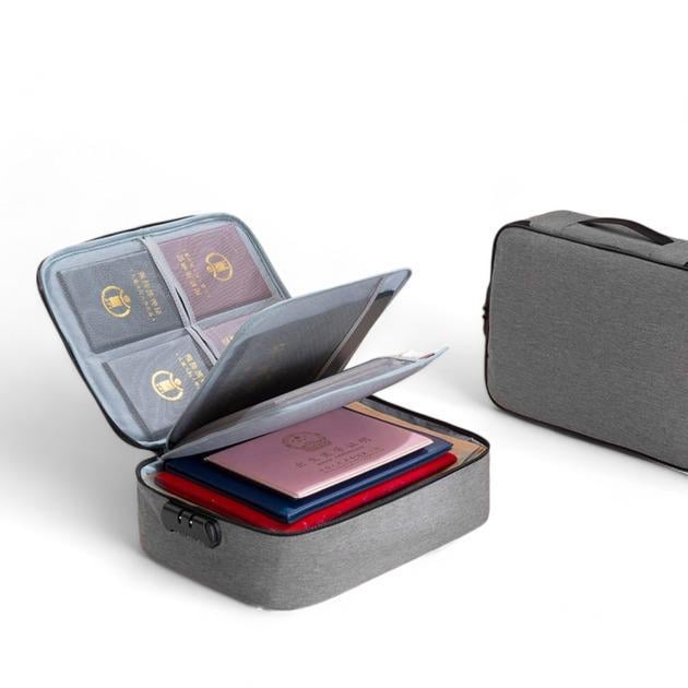 Сумка-органайзер для документів з кодовим замком 35х26х10 см - фото 6 Сумка-органайзер для документів з кодовим замком 35х26х10 см - фото 6