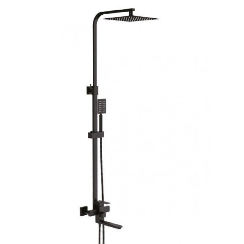 Душова система із змішувачем Frap F24802-6 Чорний (115632) Душова система із змішувачем Frap F24802-6 Чорний (115632)