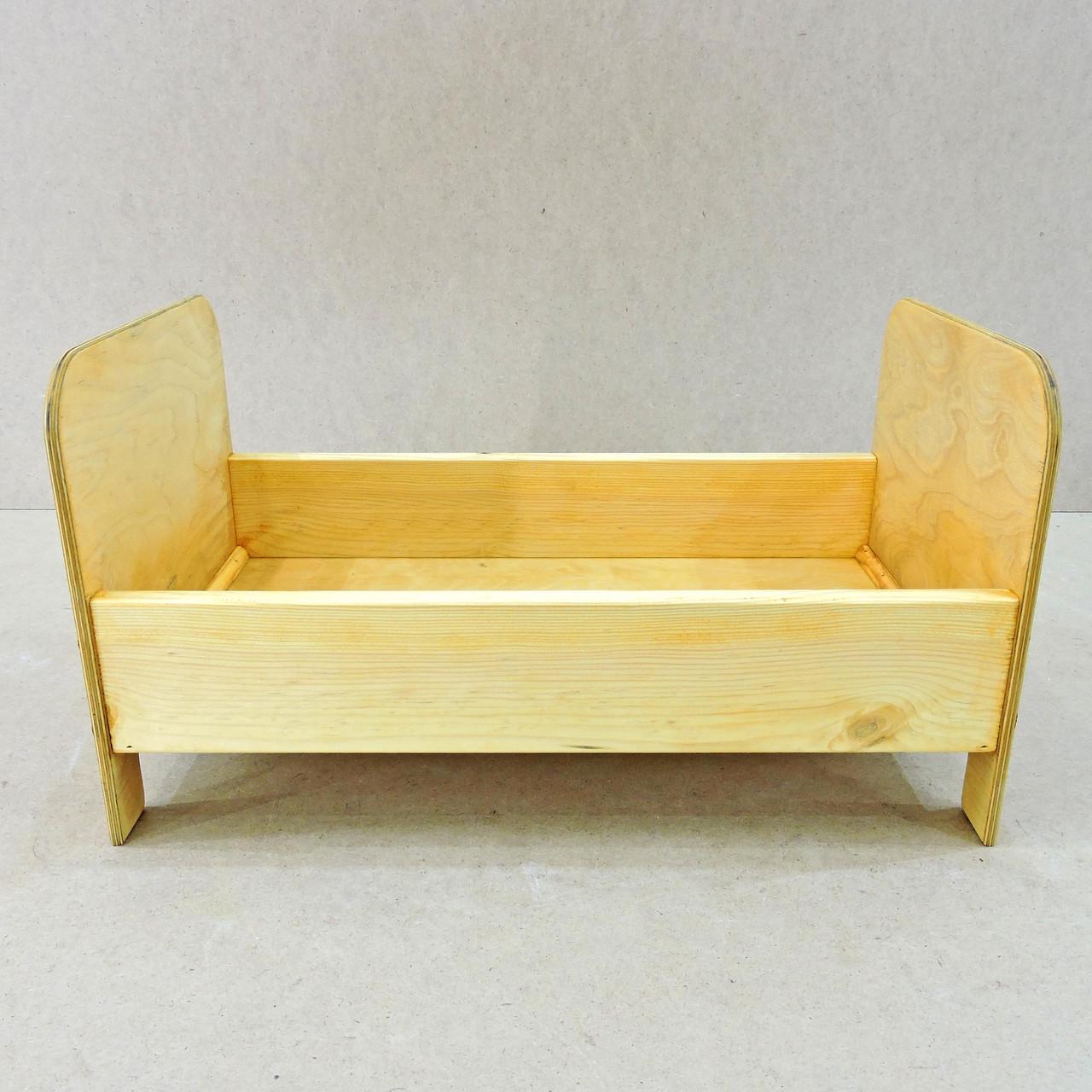 Кровать для кукол из дерева Мариан Ваниль (КРТ-001602) - фото 4 Кровать для кукол из дерева Мариан Ваниль (КРТ-001602) - фото 4