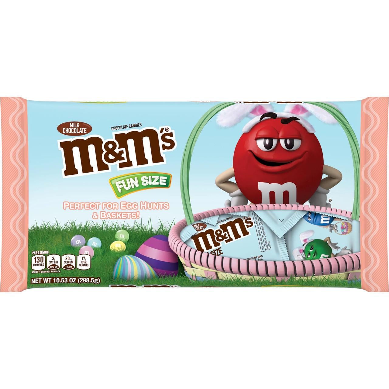 Драже M&M's Easter Fun Size Milk Chocolate Egg Hunt Candy 298 г (1806883199)