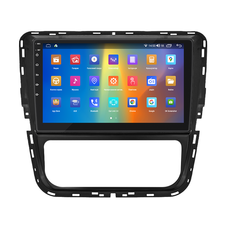 Автомагнітола штатна Lesko для Volkswagen Scirocco III 2008-2014 9" 2/32Gb CarPlay 4G Wi-Fi GPS Prime MOB