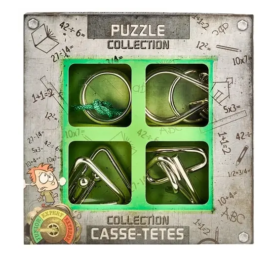 Набір металевих головоломок JUNIOR Puzzles Collection Зелений (473361)