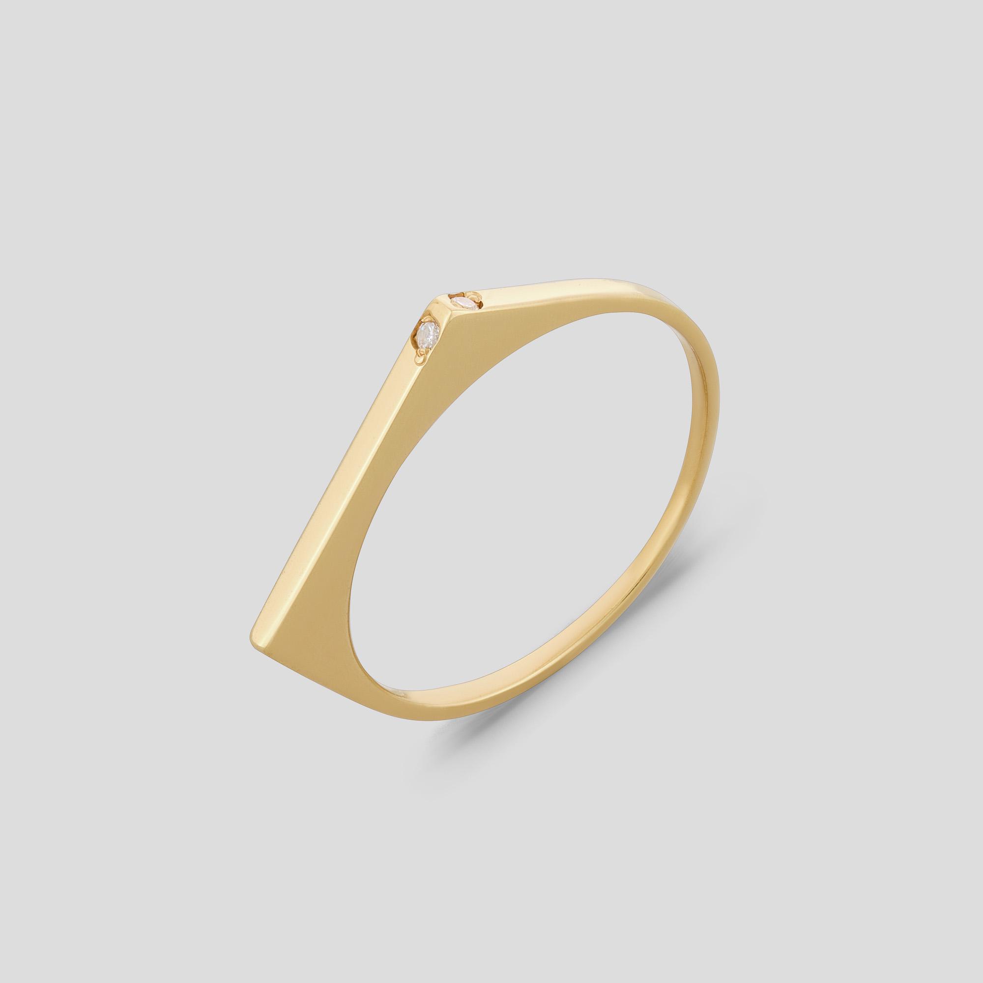 Серебряное кольцо Minimal Изюминка р. 18 (15952)