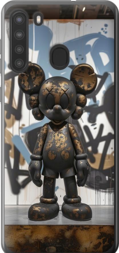 Чехол на Samsung Galaxy A21 Bronze kaws v2 (6098u-1841-42517)