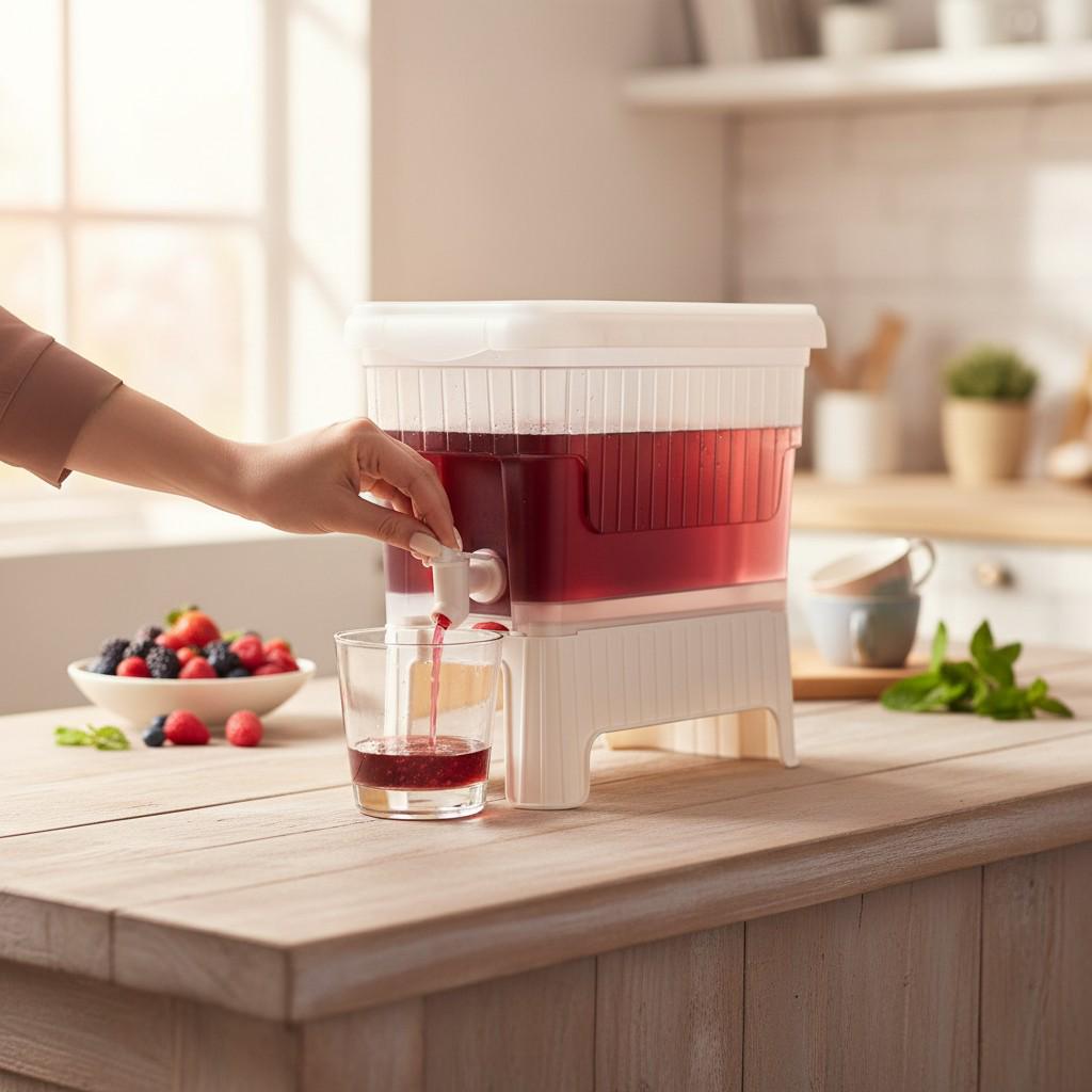 Диспенсер для напитков в холодильник с краном-дозатором 4.5 л (30568610) - фото 4