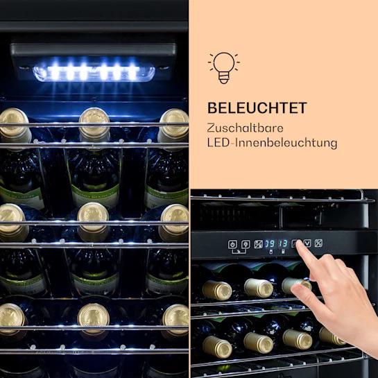 Холодильник для вина KLARSTEIN Shiraz 29 Duo 5-22°C 2 зони 29 пляшок 80 л (10035846) - фото 3 Холодильник для вина KLARSTEIN Shiraz 29 Duo 5-22°C 2 зони 29 пляшок 80 л (10035846) - фото 3