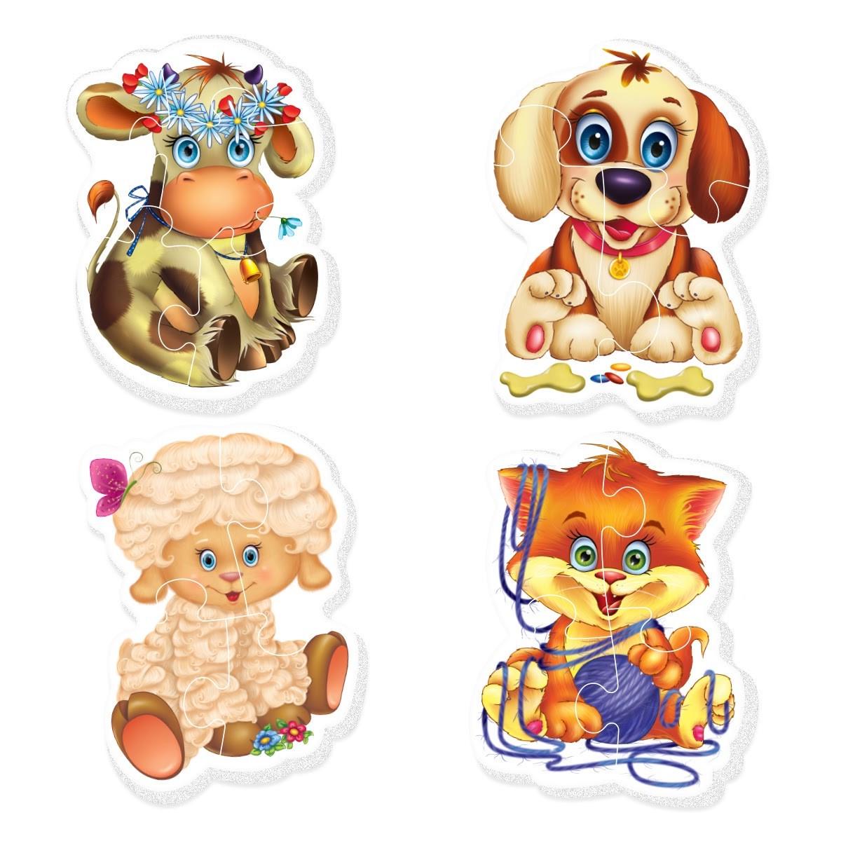 Пазли бебі Vladi Toys Домашні улюбленці (VT1106-81) - фото 2