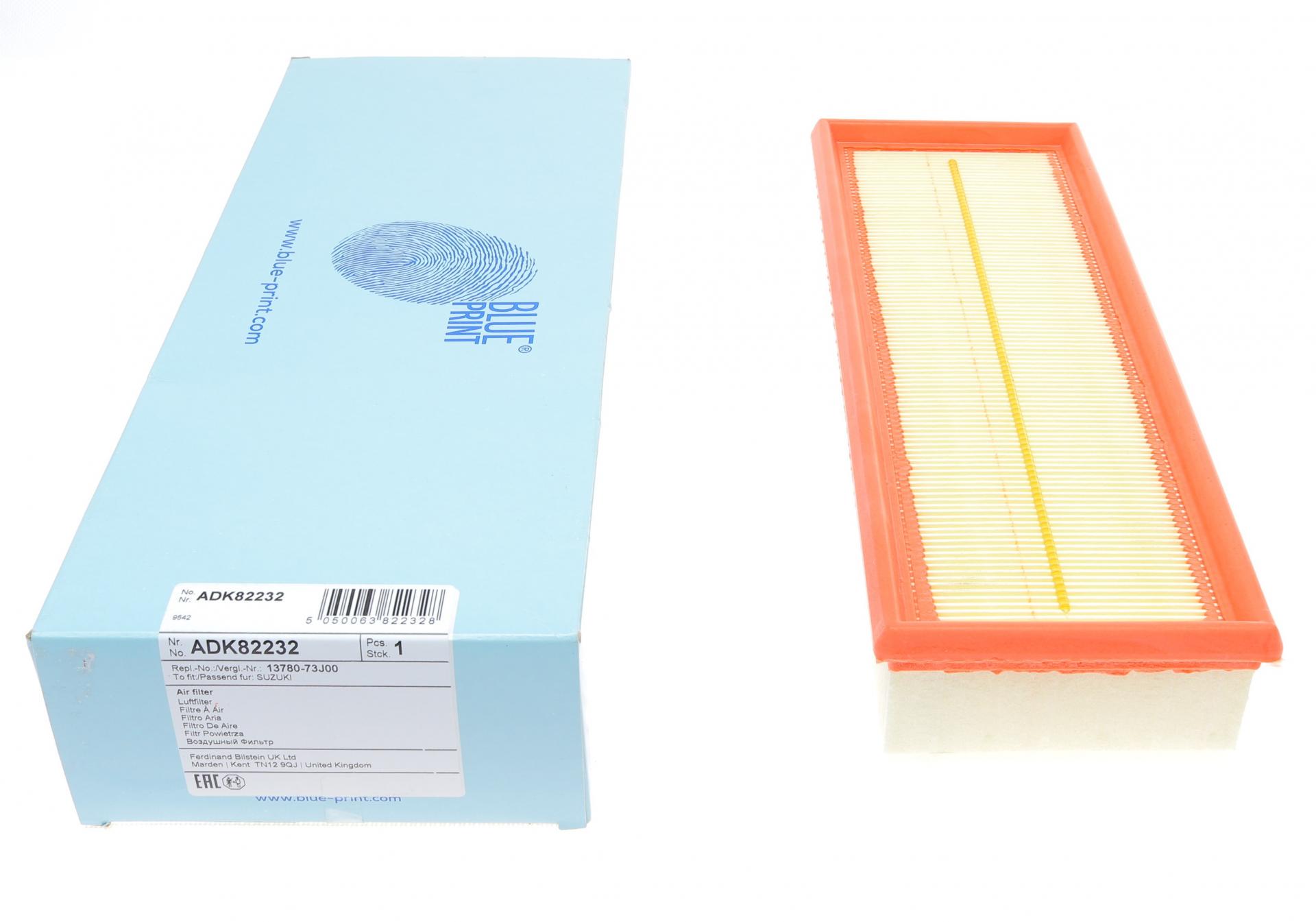 Фильтр воздушный BLUE PRINT для Citroen Berlingo 1,6HDI 08- -08 (ADK82232)