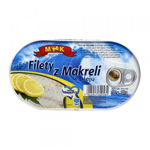 Филе макрели М&K Filety z makreli w oleju в масле 170 г
