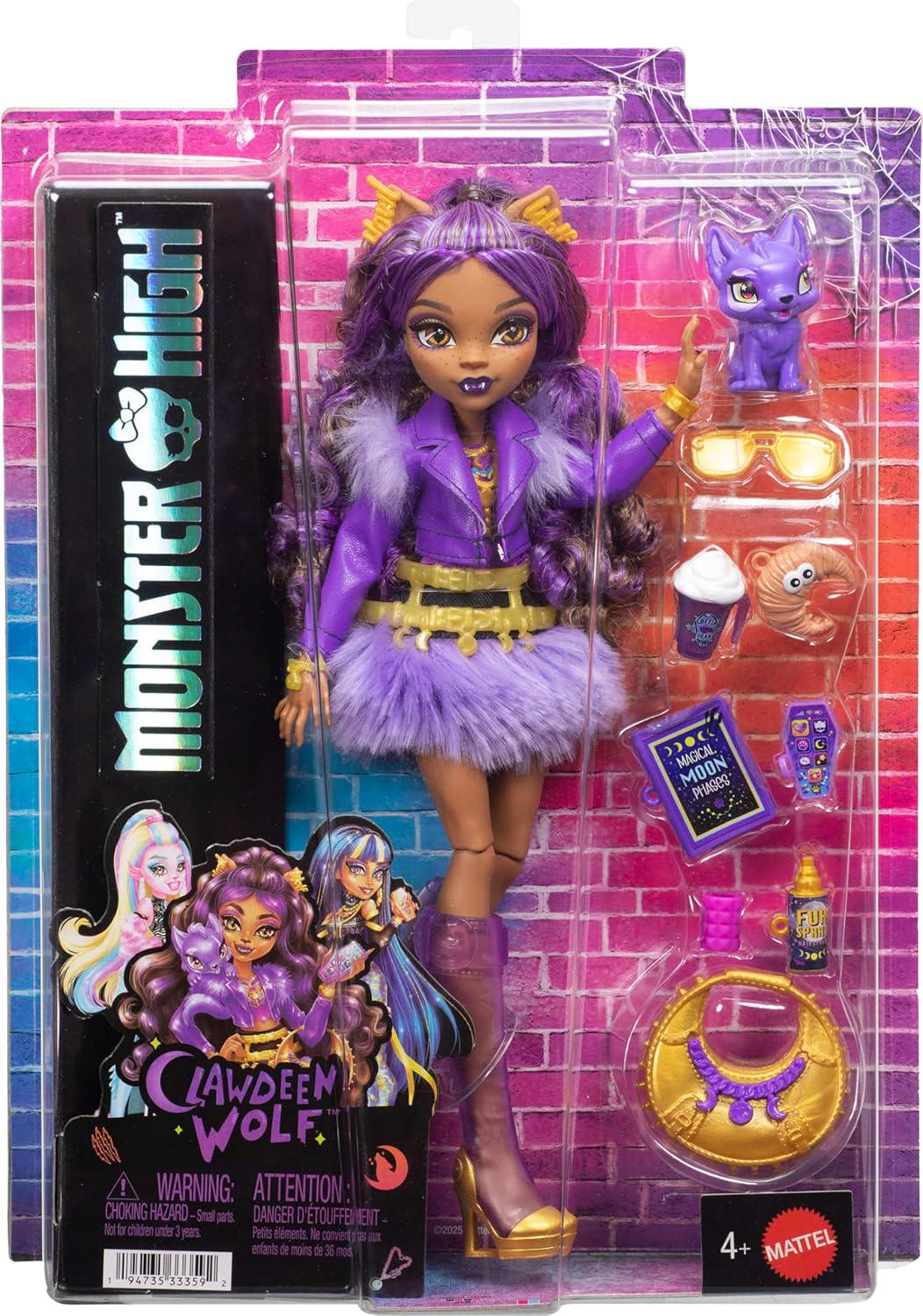 Лялька Monster High Clawdeen Wolf Fabulous Fashion Doll (30877754) - фото 2 Лялька Monster High Clawdeen Wolf Fabulous Fashion Doll (30877754) - фото 2