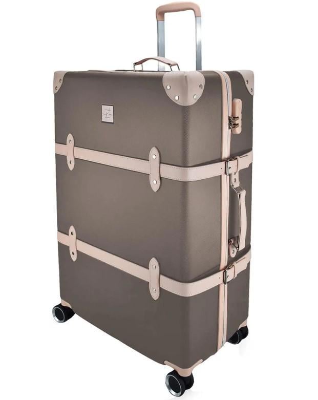 Валіза SEMI LINE T5673-4 28" L Brown/Pink Cream (52971) - фото 1 Валіза SEMI LINE T5673-4 28" L Brown/Pink Cream (52971) - фото 1