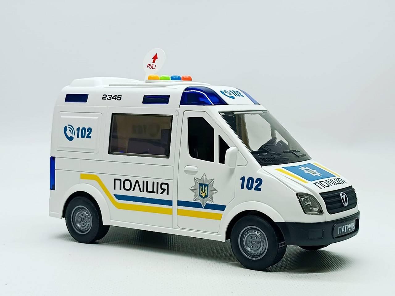 Іграшковий мікроавтобус Union Group 69609 Поліція 21 см (46543) - фото 3 Іграшковий мікроавтобус Union Group 69609 Поліція 21 см (46543) - фото 3