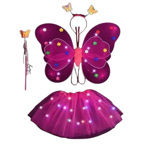 Карнавальный костюм Бабочка с LED подсветкой (ДПП1)