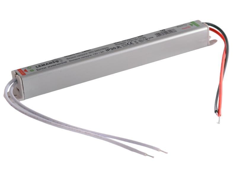 Блок живлення Lemanso LM851 IP20 slim 172x18x18 мм 12V 24W (23500204)