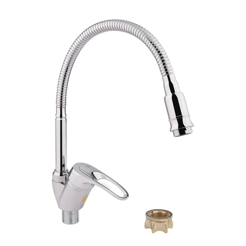 Смеситель для кухни с рефлекторным изливом Lidz (CRM)-16 37 008 04 Хром