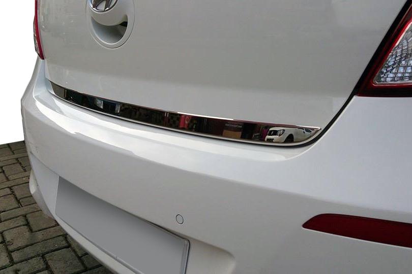 Кромка багажника Omsa Line для Hyundai I-20 2012-2014 гг. нержавеющая сталь Хром