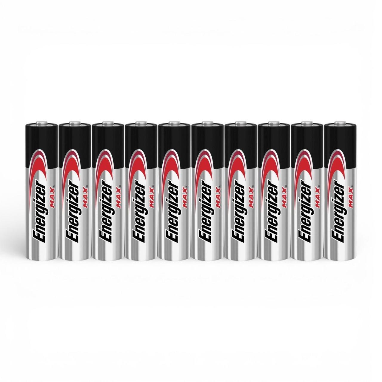 Батарейки Energizer MAX Alkaline LR03/AAA щелочные 1,5V мизинчиковые 10 шт. (205445-LR03/10м)