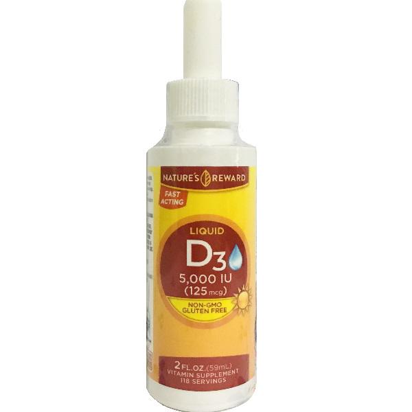 Витамины Nature's Reward Liquid Vitamin D3 5000 IU 59 мл (000019974)
