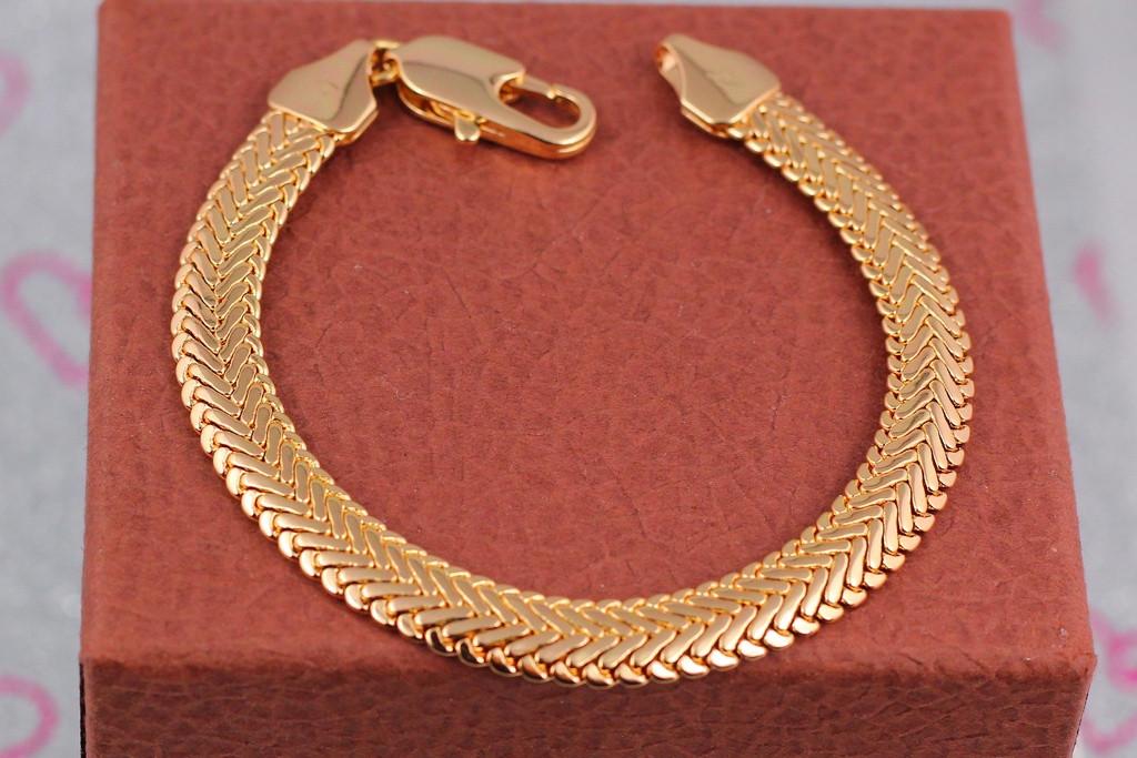 Браслет Xuping Jewelry анаконда 19 см х 8 мм Золотистый (2245372470)