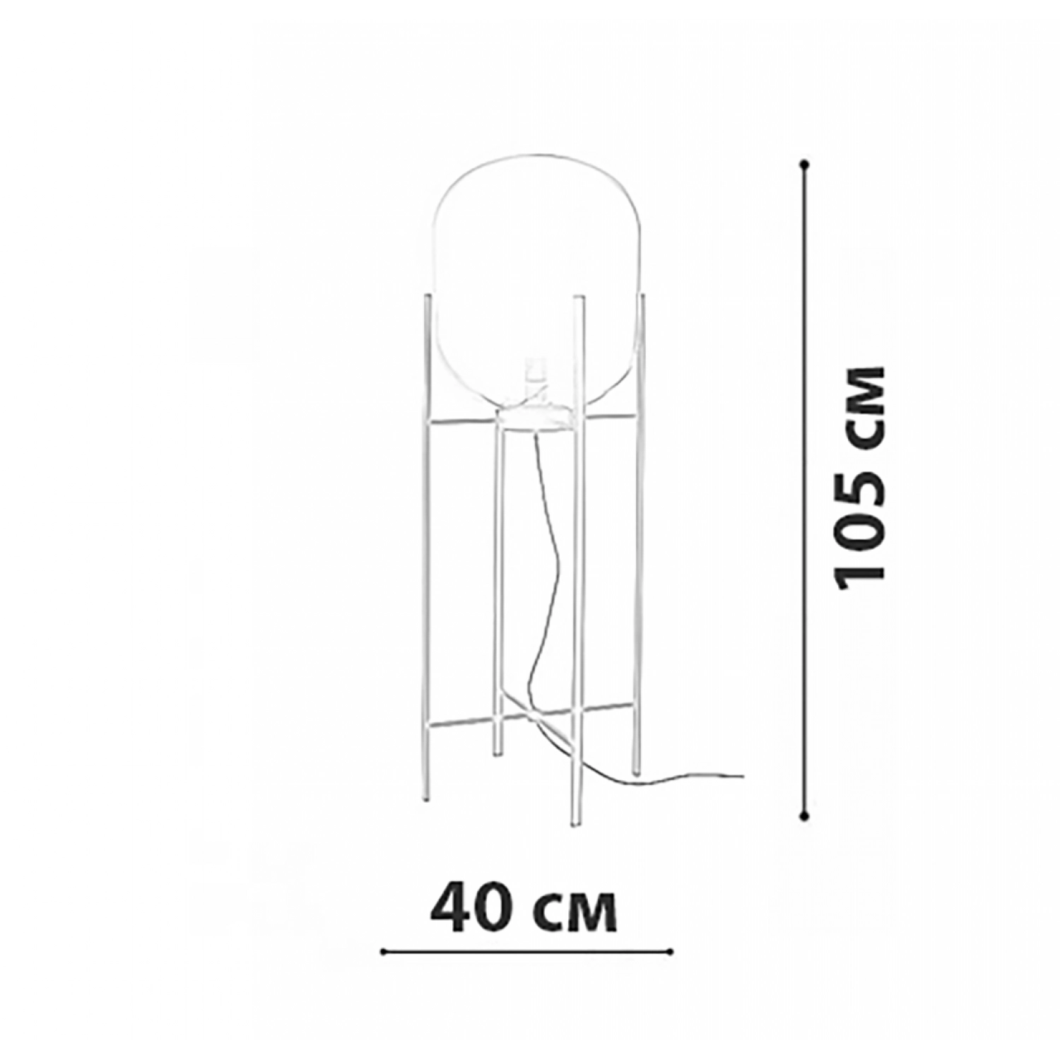 Торшер Friendlylight Glass Oval FL S FL9000 (24413163) - фото 3 Торшер Friendlylight Glass Oval FL S FL9000 (24413163) - фото 3