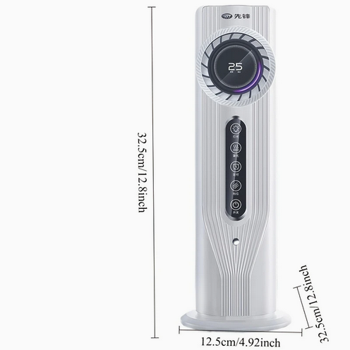 Вентилятор з водою та таймером від USB Білий (LL-1233) - фото 3