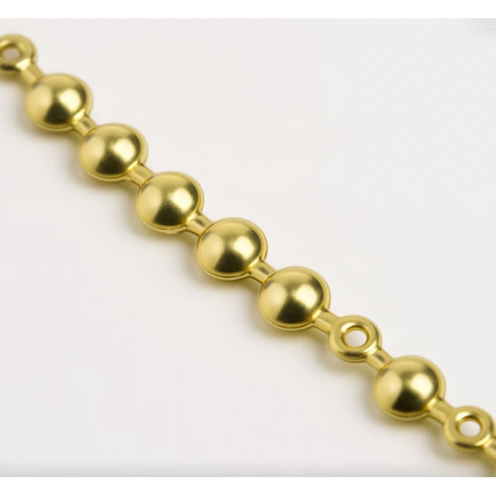 Цвяхова стрічка меблева Sigma d 9,5х1000 мм 20 шт. Золотий (MT1147)