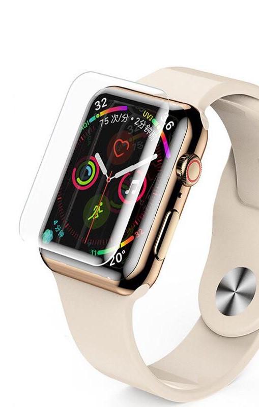 Защитное стекло противоударное Mocolo 3D с УФ лампой для Apple watch Series 7/8 41 мм Black (00000050975_1)