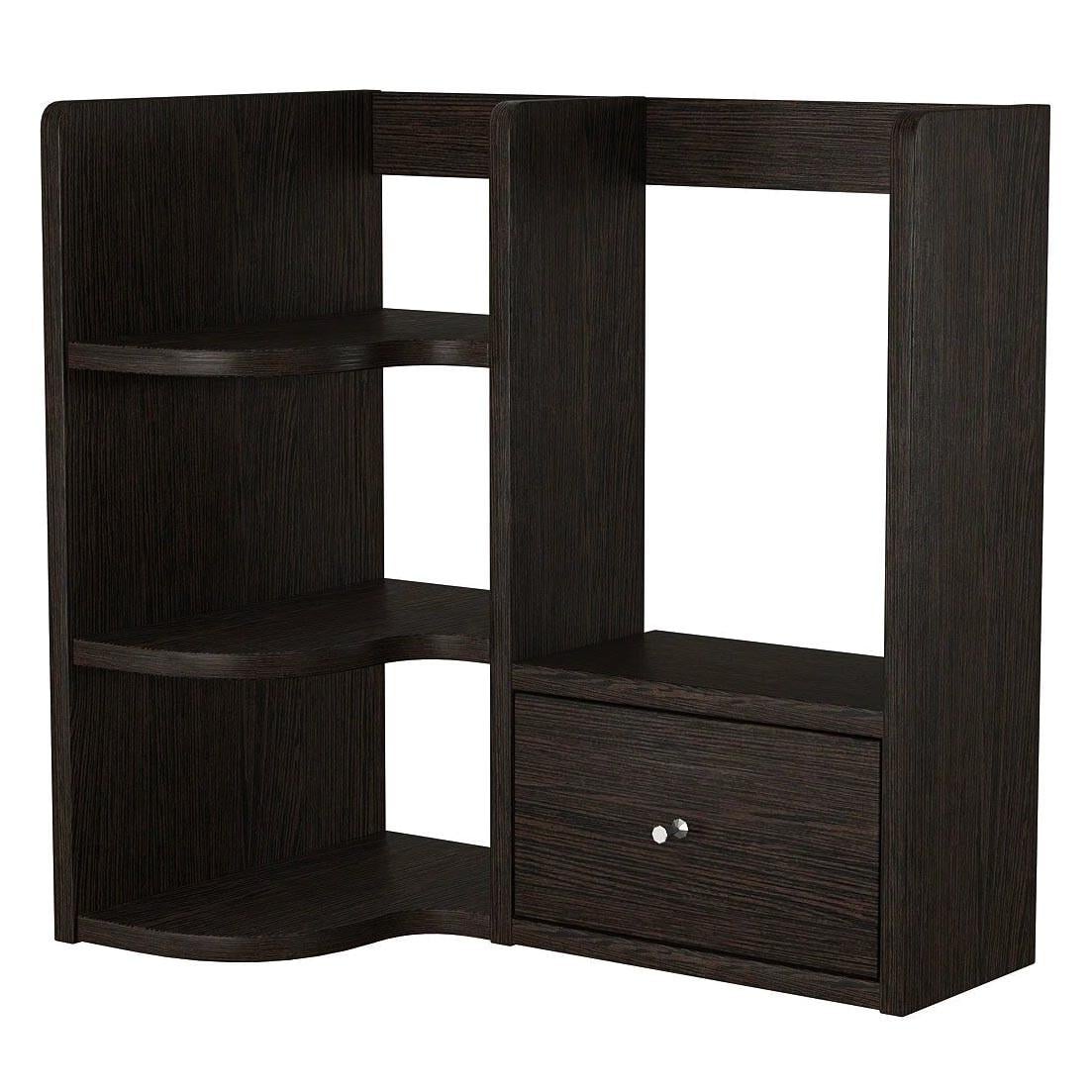 Полка-надстройка настольная из дерева Золорис мокко (АКД-009110)