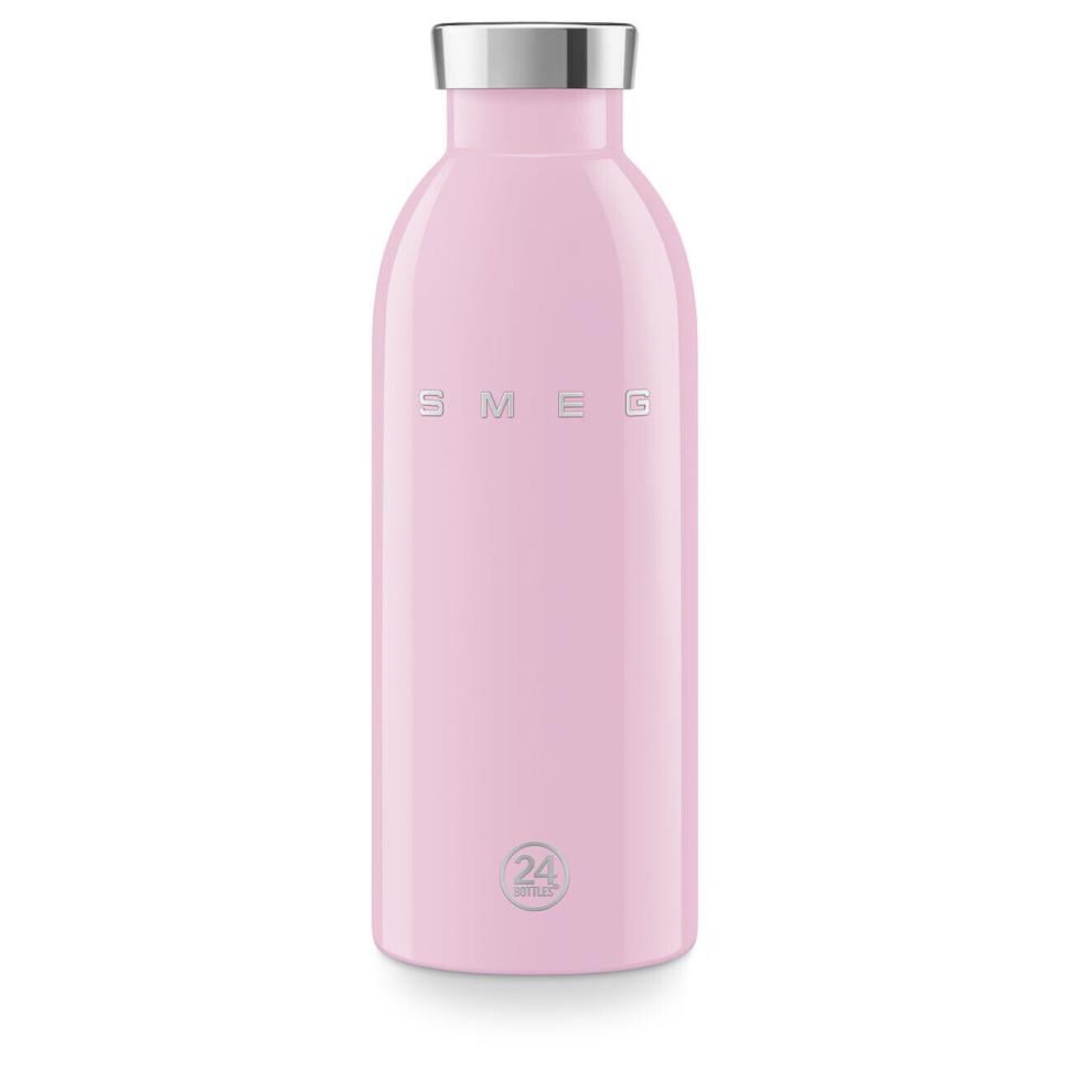 Термопляшка SMEG x 24Bottles з нержавіючої сталі 500 мл Рожевий