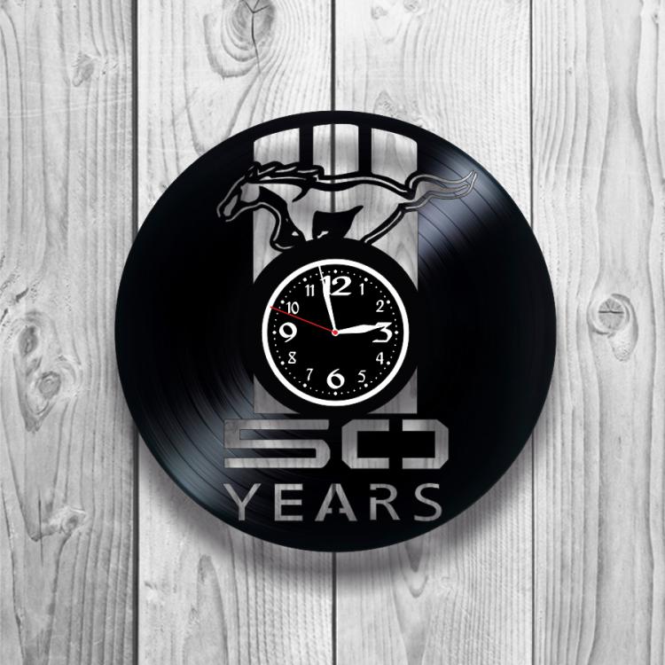 Годинник настінний Mustang 0479 з вінилової платівки