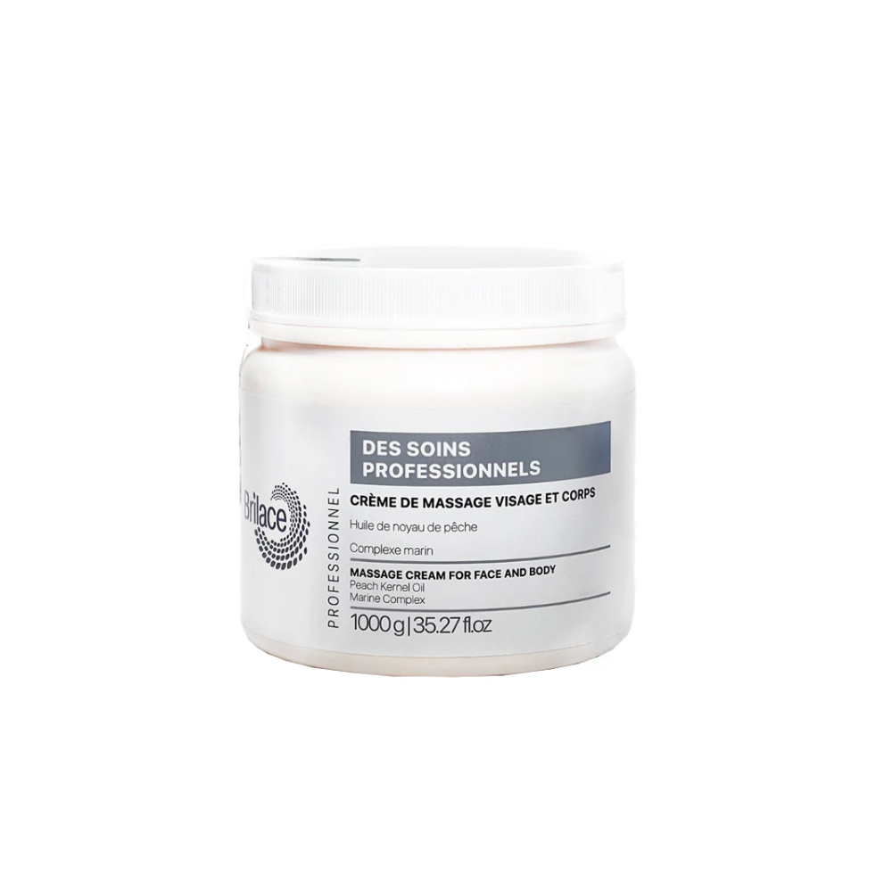 Крем масажний для обличчя і тіла Brilace Massage Cream For Face And Body 1000 г