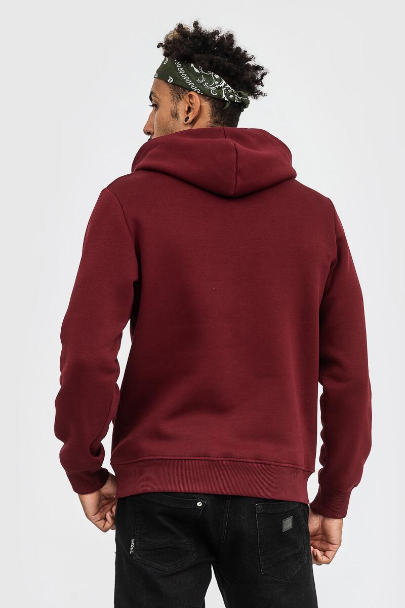 Худи утепленные RAY BASIC U0401 UNISEX S Бордовый - фото 3 Худи утепленные RAY BASIC U0401 UNISEX S Бордовый - фото 3