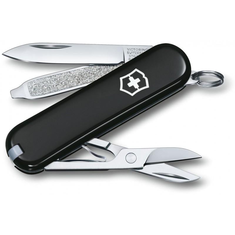 Нож складной швейцарский Victorinox Classic SD с 7 инструментами Черный (548853) Нож складной швейцарский Victorinox Classic SD с 7 инструментами Черный (548853)