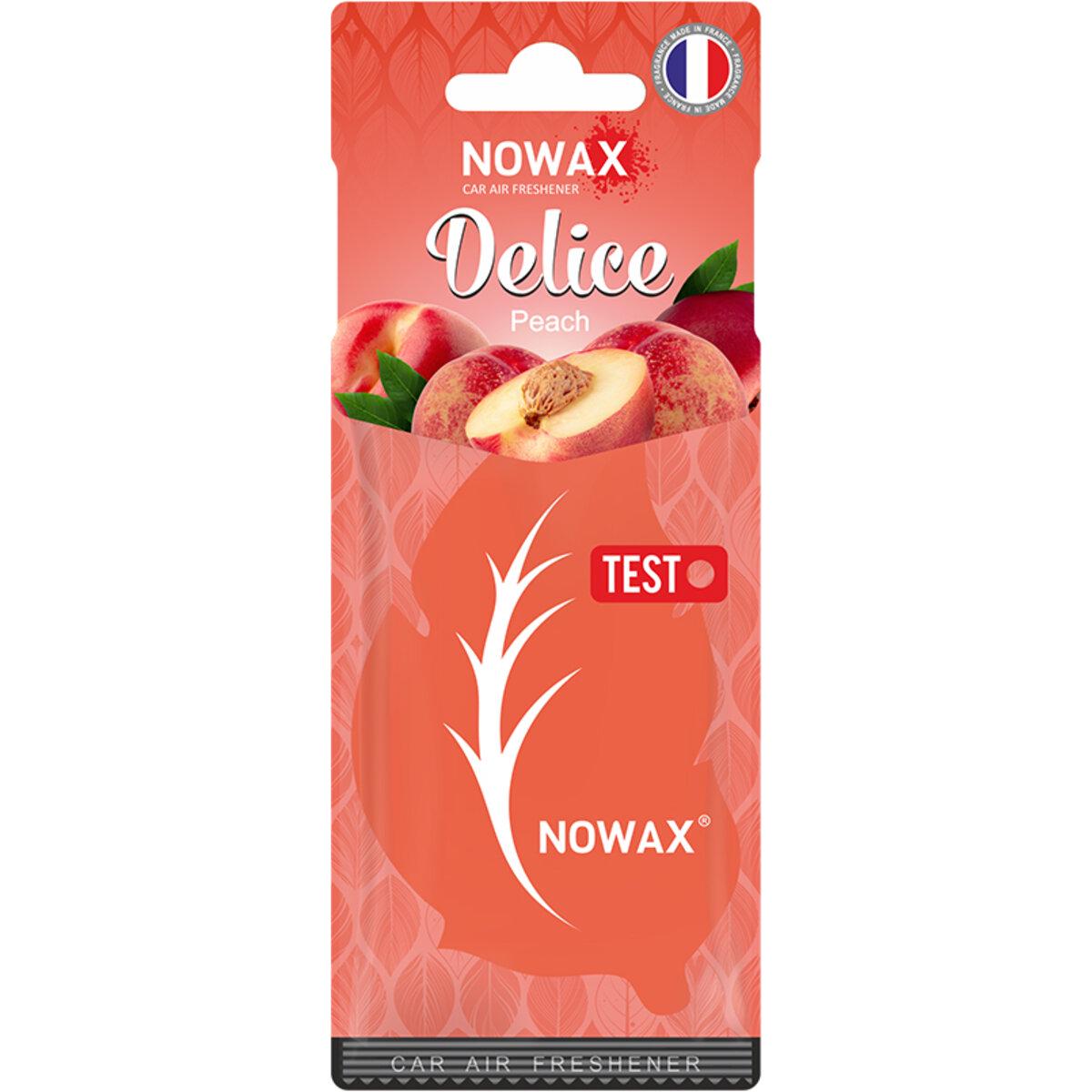 Ароматизатор повітря целюлозний Nowax Delice Peach (2394)