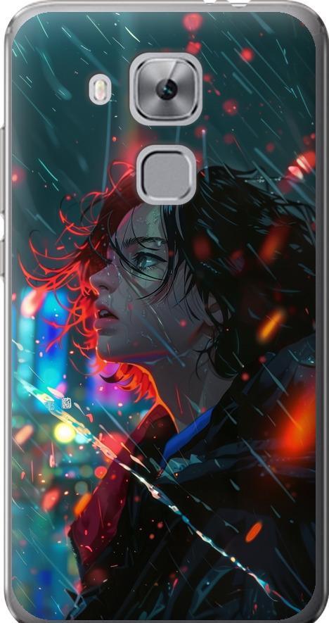 Чехол на Huawei Nova Plus Ночные огни (6096u-961-42517)