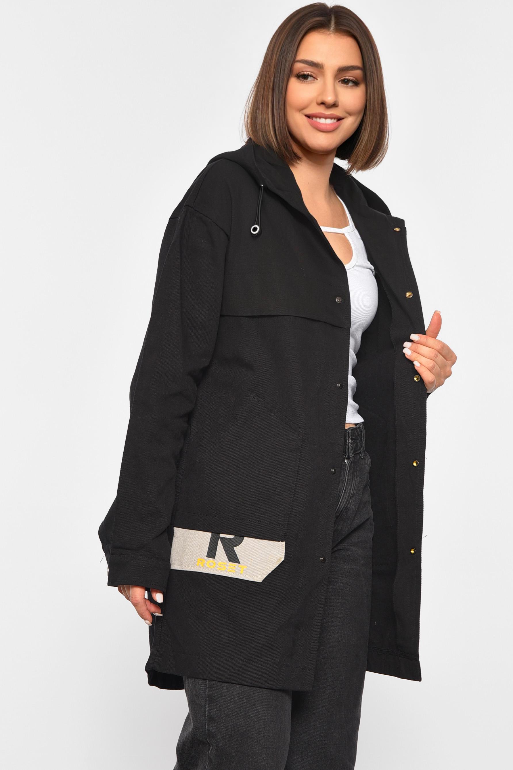 Кардиган женский с надписями M Черный (187794) - фото 2 Кардиган женский с надписями M Черный (187794) - фото 2