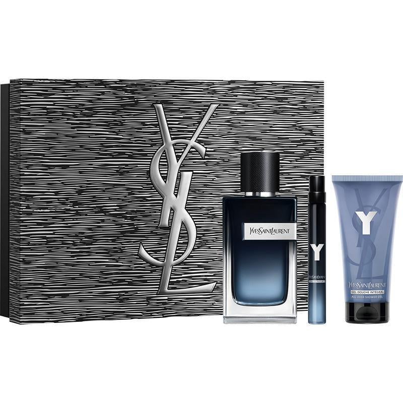 Подарочный набор для мужчин Yves Saint Laurent Y парфюмированная вода 60 мл/мини 10 мл/гель для душа 50 мл (401869)