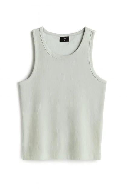 Майка H&M 1216838 S Оливковый