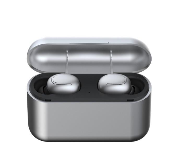 Наушники беспроводные HBQ Q32 TWS Bluetooth Серебряный (SUN4026)