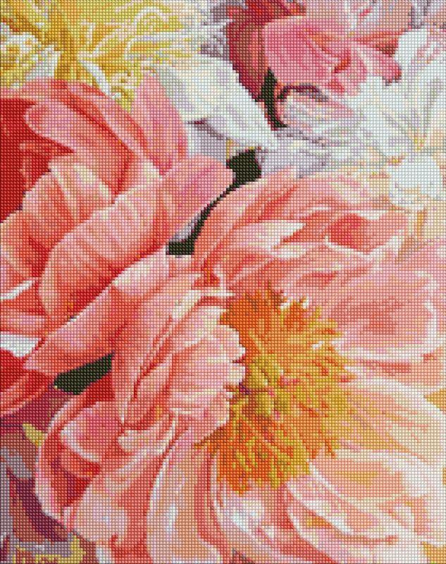 Алмазная мозаика Идейка Душистые пионы 40x50 см (AMO7272)