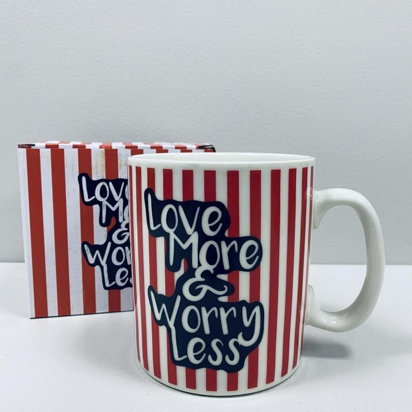 Чашка керамическая Olens Love more&worry less 3229 XXL 800 мл