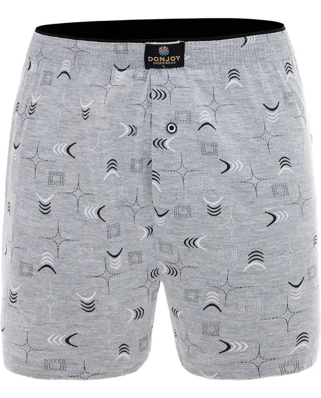 Трусы-шорты мужские семейные DonJoy DJ101.GREYGEOM Геометрия XL Серый (8969419048313)