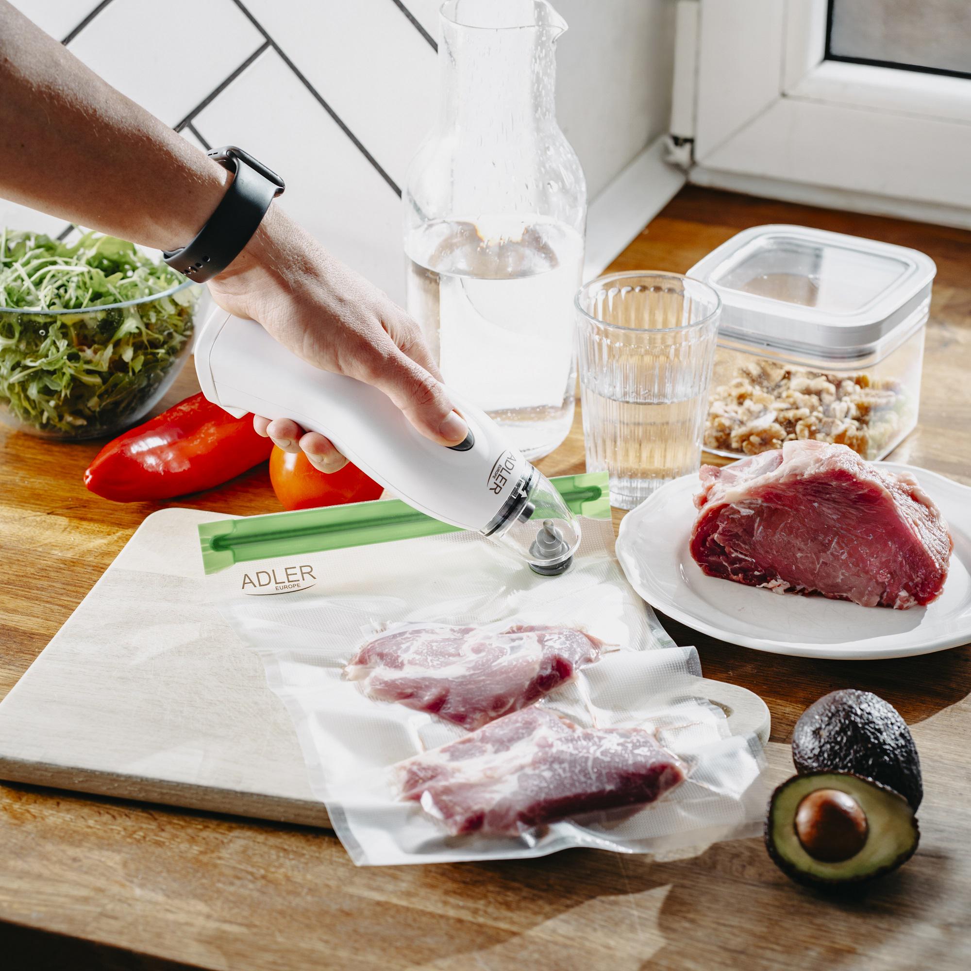 Вакуумний насос із набором пакетів Adler AD 4515 (6747) - фото 21 Вакуумний насос із набором пакетів Adler AD 4515 (6747) - фото 21