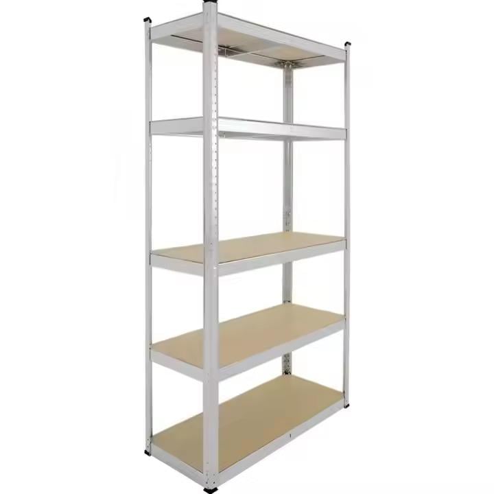 Стелаж для зберігання промисловий гаражний розбірний металевий на 5 рівнів трансформер цинк 90x40x180 см
