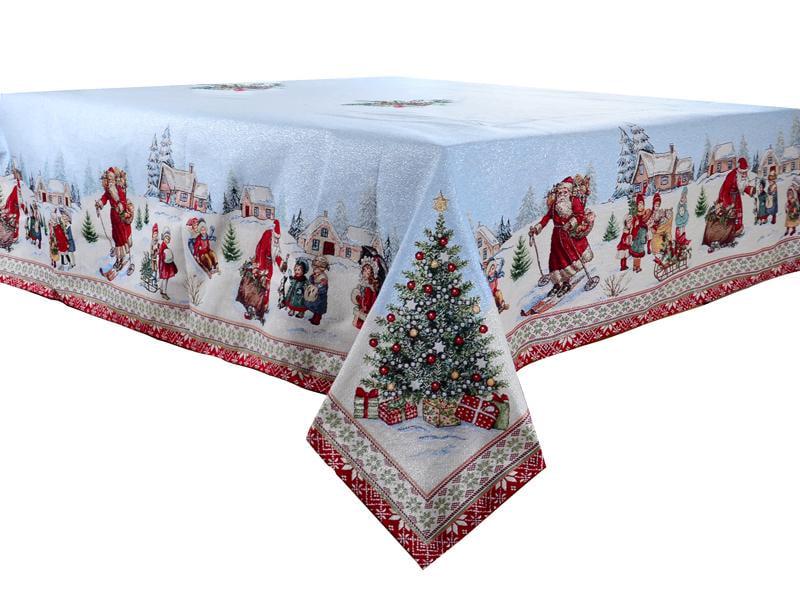 Скатерть гобеленовая Lefard Hiver новогодняя с люрексом 140x240 см (716-042)