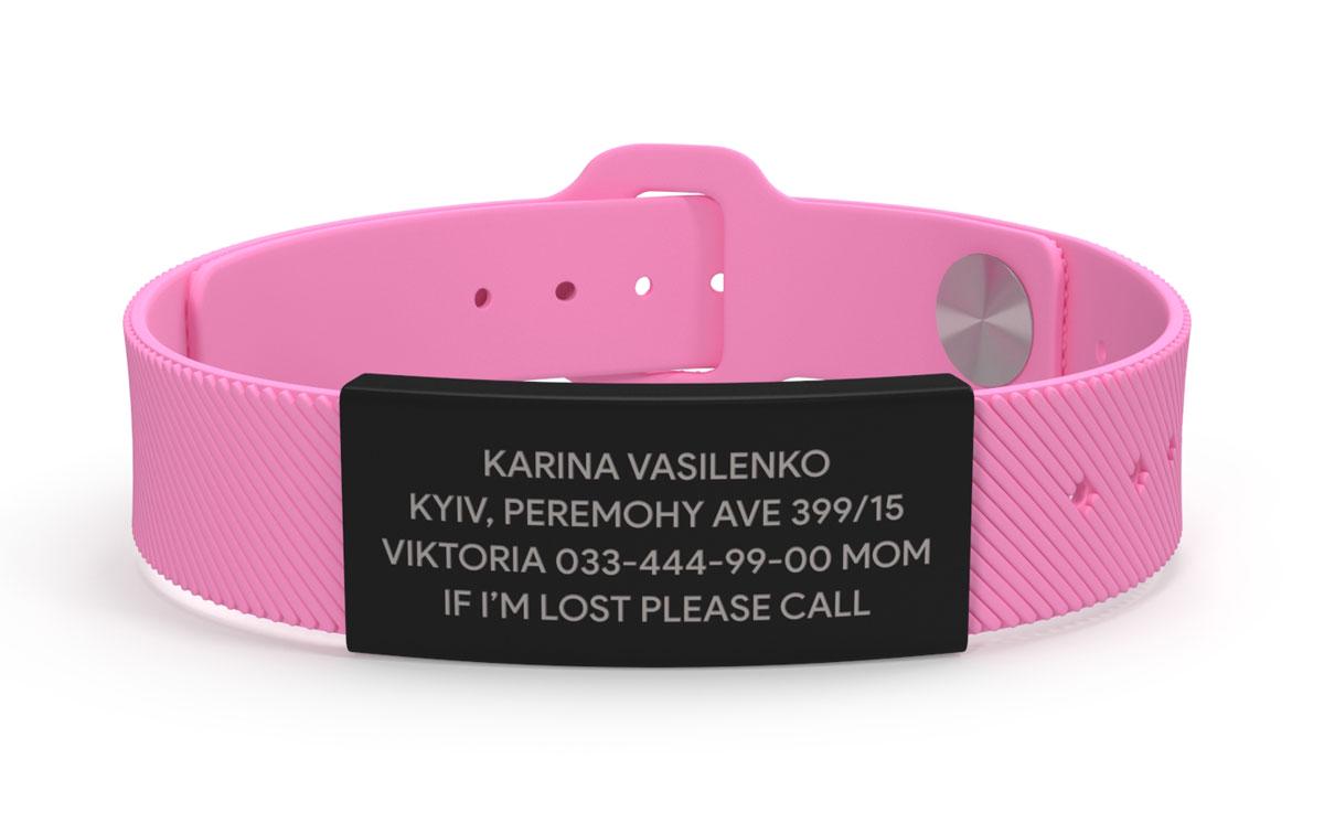 Браслет ID для ребенка Style Pink - фото 2