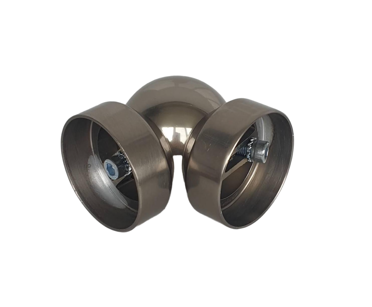 Поворот поручня універсальна система коло для алюмінієвих перил Ø 50 мм Шампань