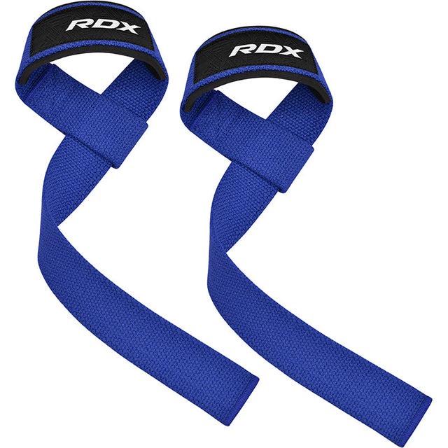 Лямки для тяги RDX W1 Gym Single Strap Plus Blue (21398879) - фото 2