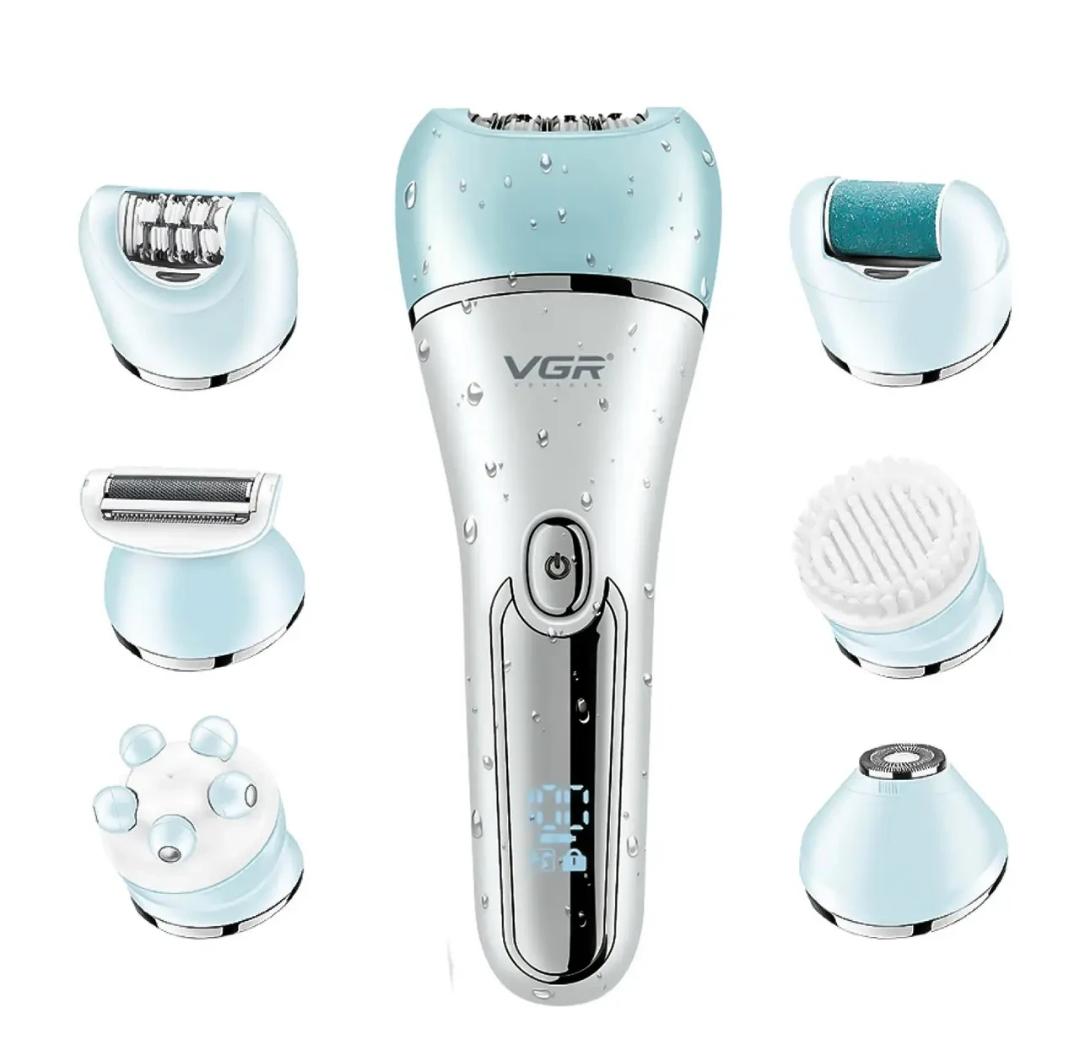 Епілятор жіночий VGR V-733 6в1 для обличчя та тіла (17861967)