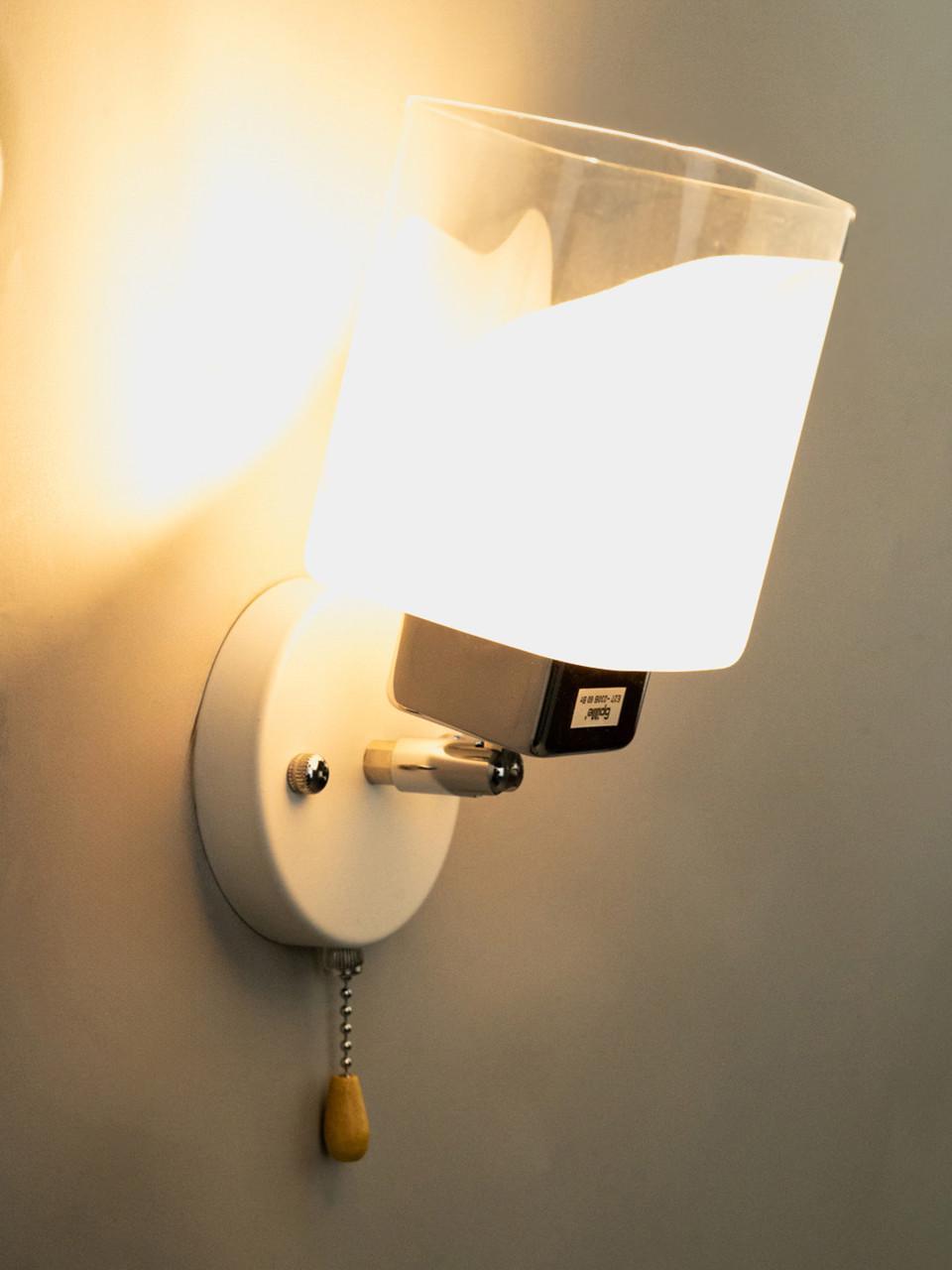 Бра LK-727/1 E27 WH+CH - фото 2